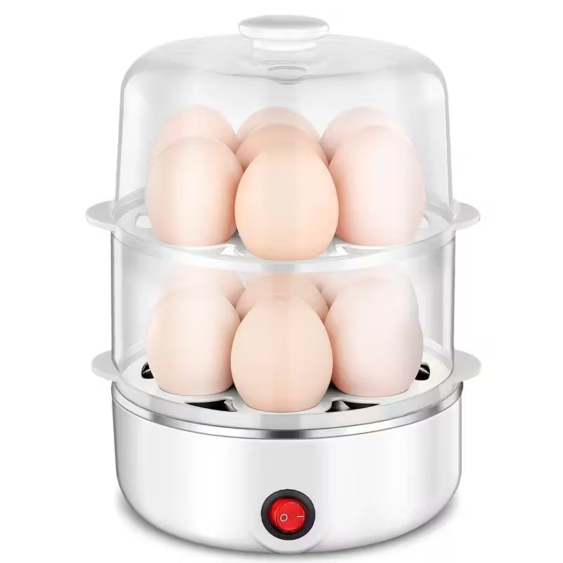 EggMaster 14-Egg Electric Steamer — Peel-Easy Hard & Soft Boiled Eggs