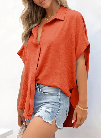 Lucy - Short Sleeve Blouse