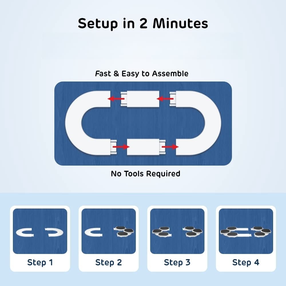Turntable for rectangular long and oblong tables