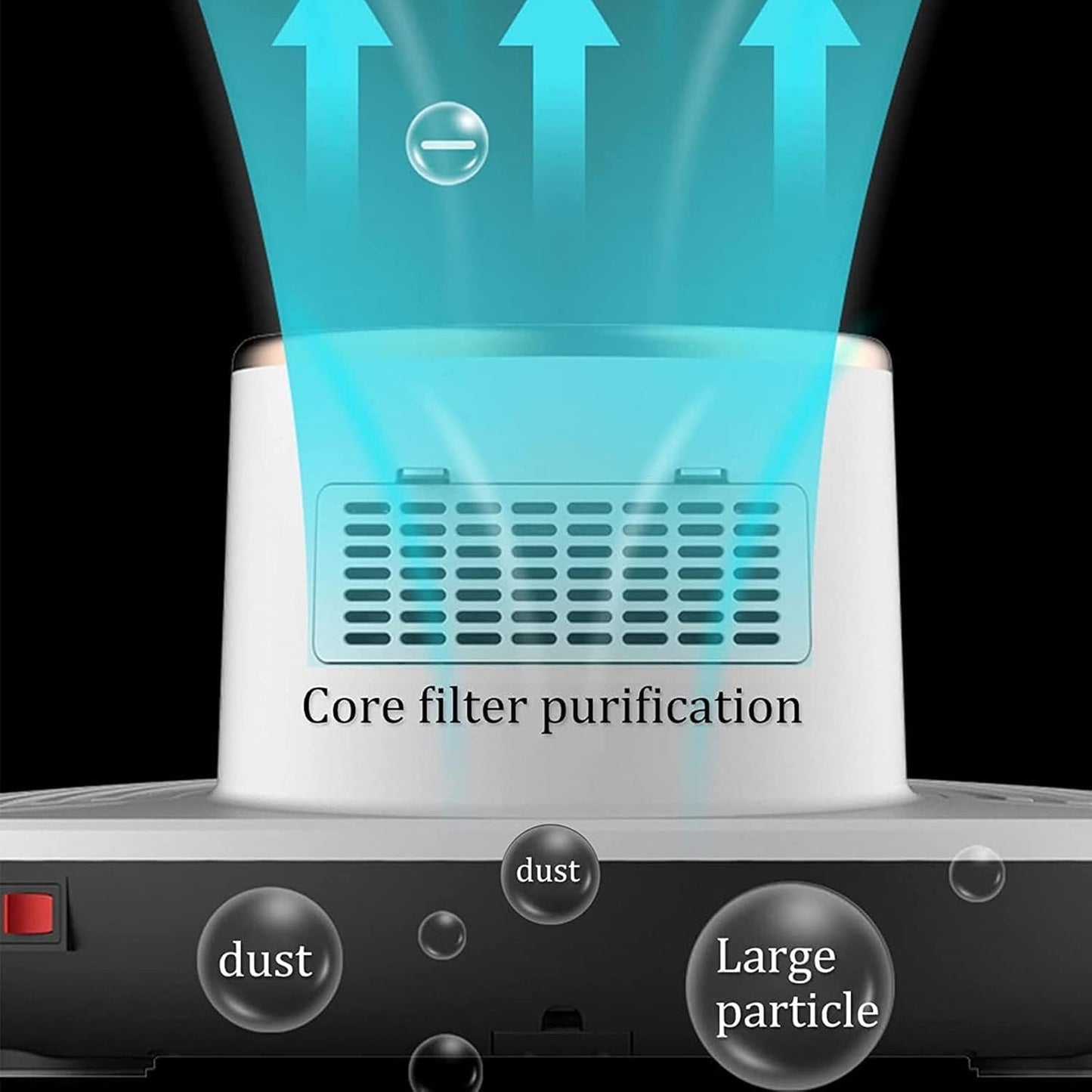 Full-Body Ionic Shower Dryer —  Hot/Cold Air, Heavy-Duty Base (1 + 1 FREE)