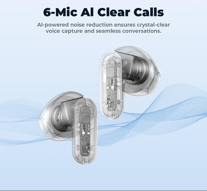 Bluetooth 5.4 Earphones LED Display High Fidelity Waterproof Wireless Earphones