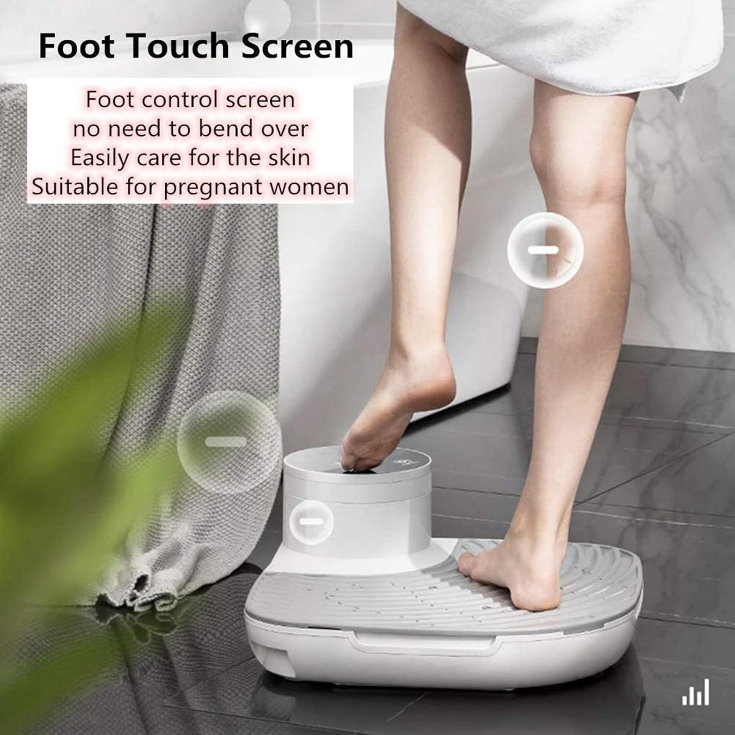 Full-Body Ionic Shower Dryer —  Hot/Cold Air, Heavy-Duty Base (1 + 1 FREE)