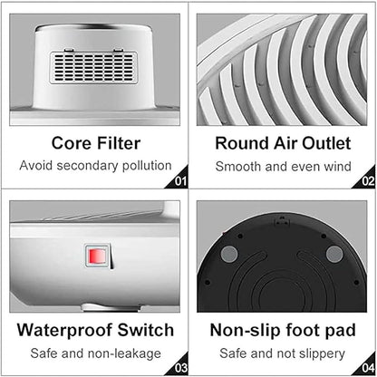 Full-Body Ionic Shower Dryer —  Hot/Cold Air, Heavy-Duty Base (1 + 1 FREE)