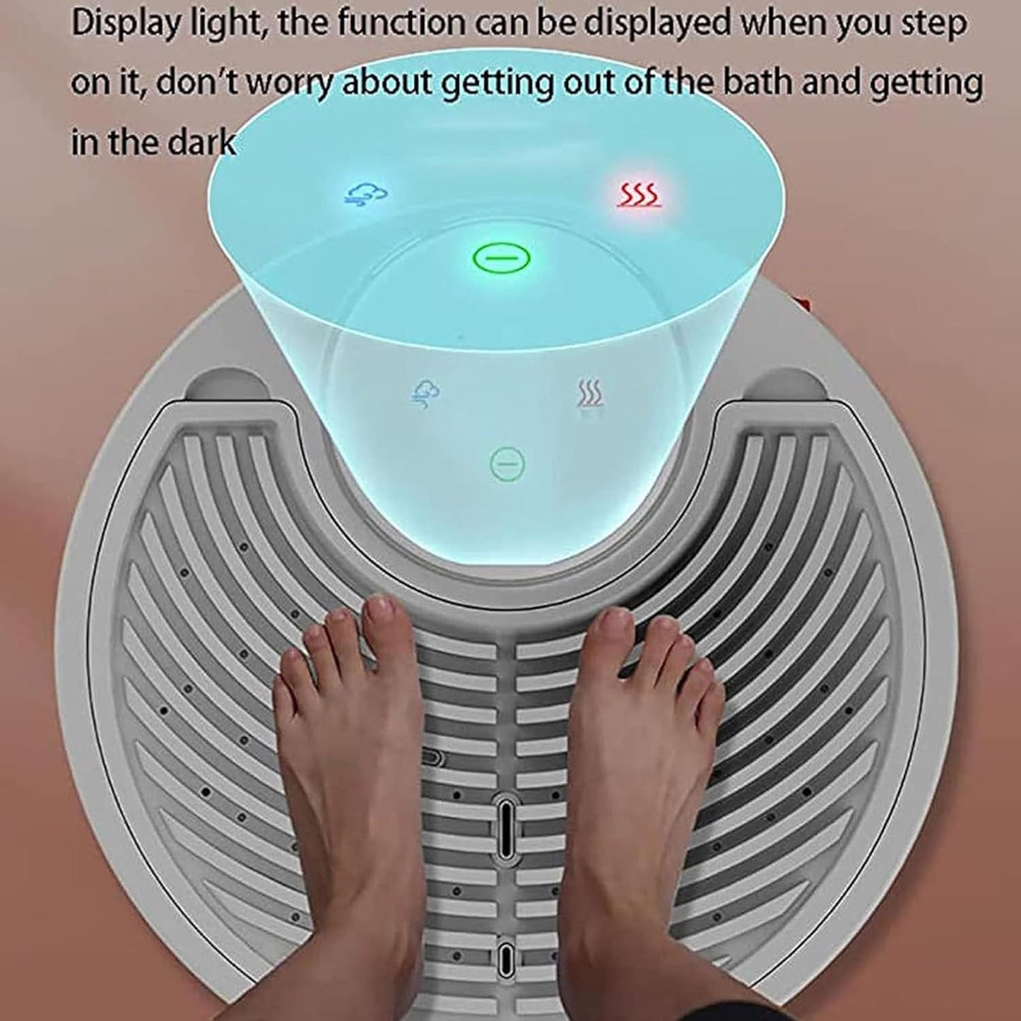 Full-Body Ionic Shower Dryer —  Hot/Cold Air, Heavy-Duty Base (1 + 1 FREE)