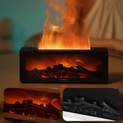 SMART Fireplace Flame Diffuser Humidifier with Remote