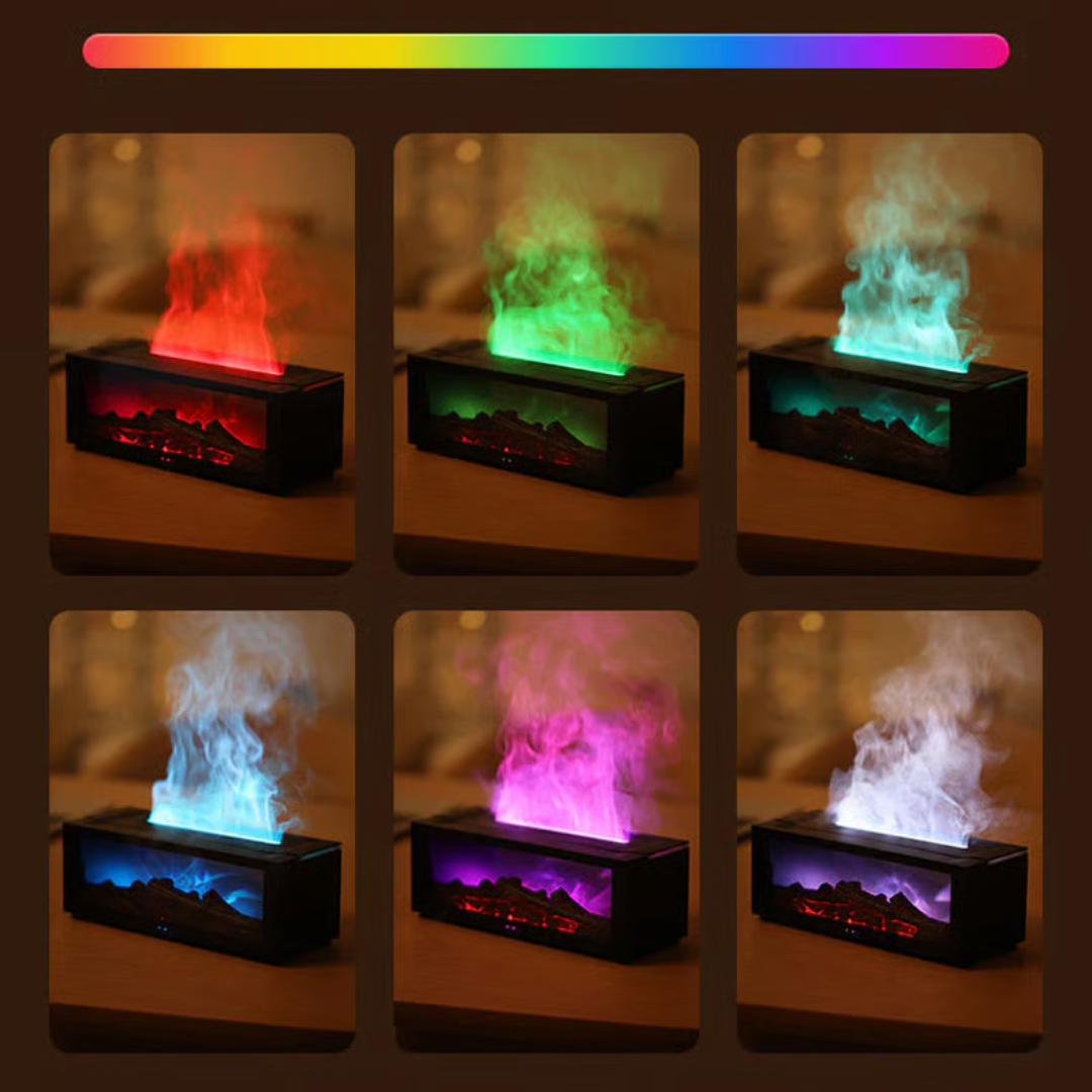 SMART Fireplace Flame Diffuser Humidifier with Remote