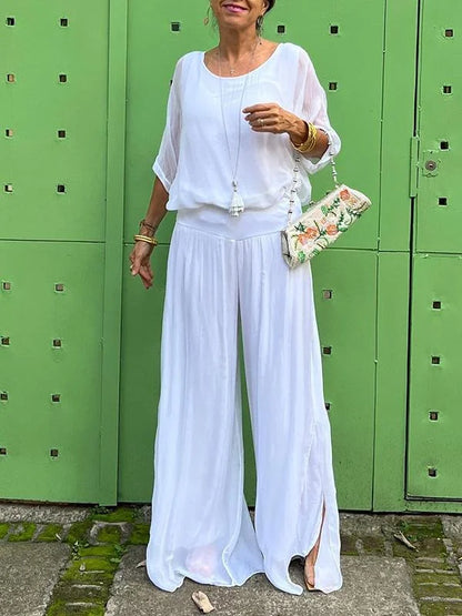 Susan - Two-Piece Set V-Neck