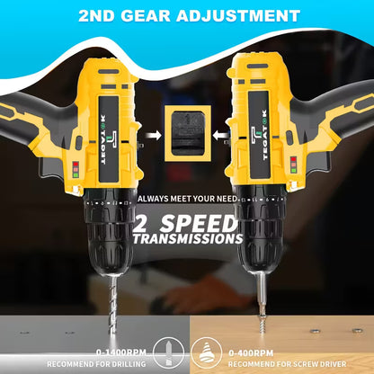 🔧 PowerForge 20V — Cordless Drill & 148-Piece Tool Set