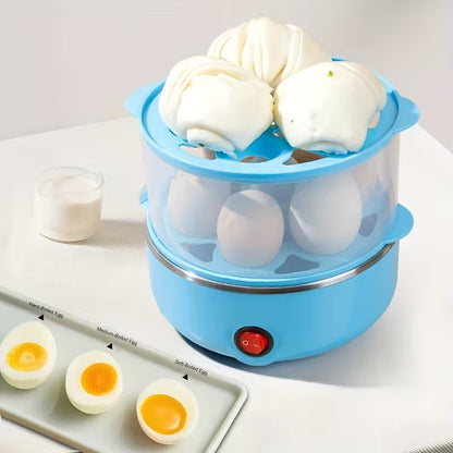 EggMaster 14-Egg Electric Steamer — Peel-Easy Hard & Soft Boiled Eggs