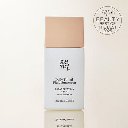Daily Tinted Fluid Sunscreen SPF 40 — Lightweight Tint + Hydration + Shine Control
