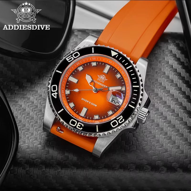 Automatic Submariner-Style Diver Watch (41mm, Sapphire Crystal)