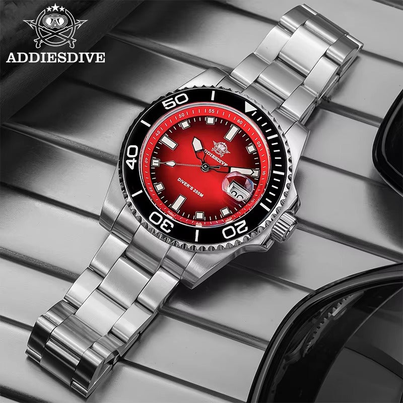 Automatic Submariner-Style Diver Watch (41mm, Sapphire Crystal)