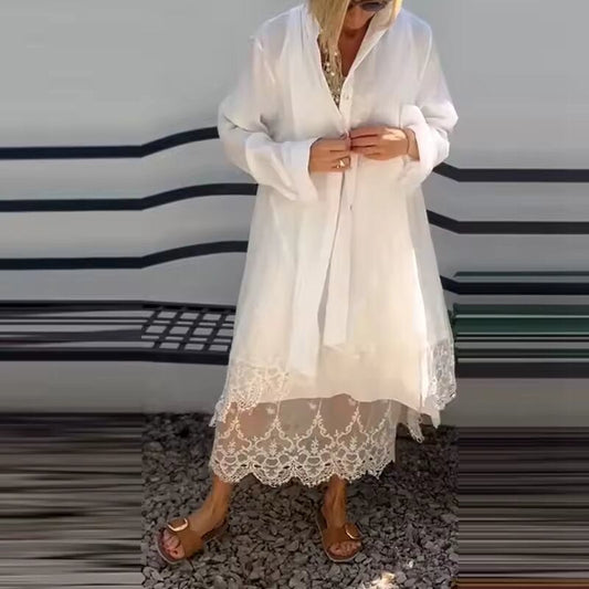 Aria - Lace Dress Set - 2Pc Outfits