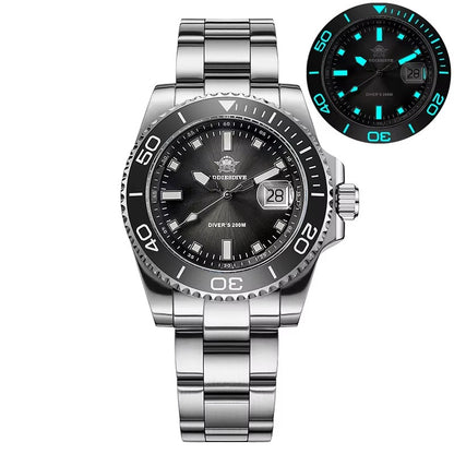 Automatic Submariner-Style Diver Watch (41mm, Sapphire Crystal)