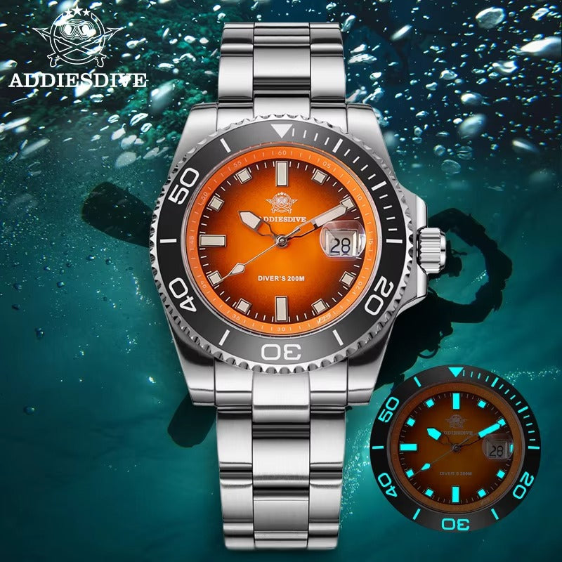 Automatic Submariner-Style Diver Watch (41mm, Sapphire Crystal)