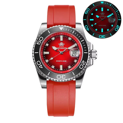 Automatic Submariner-Style Diver Watch (41mm, Sapphire Crystal)
