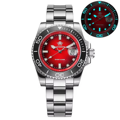 Automatic Submariner-Style Diver Watch (41mm, Sapphire Crystal)