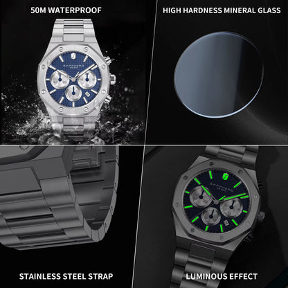 Automatic Chronograph Sport Watch — Designed for Bold Everyday Style