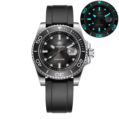Automatic Submariner-Style Diver Watch (41mm, Sapphire Crystal)
