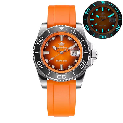 Automatic Submariner-Style Diver Watch (41mm, Sapphire Crystal)