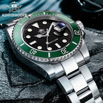 Automatic Submariner-Style Diver Watch (41mm, Sapphire Crystal)