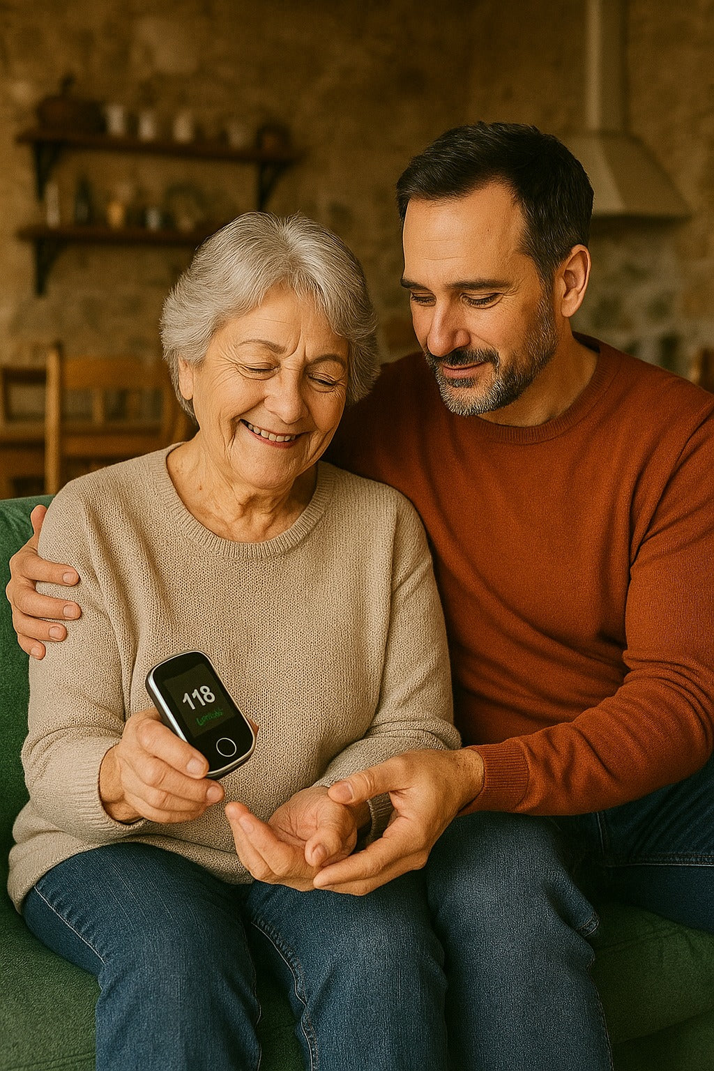 NEW 2.0 Non-Invasive Blood Glucose Monitor DE LUXE