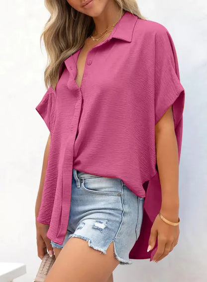 Lucy - Short Sleeve Blouse
