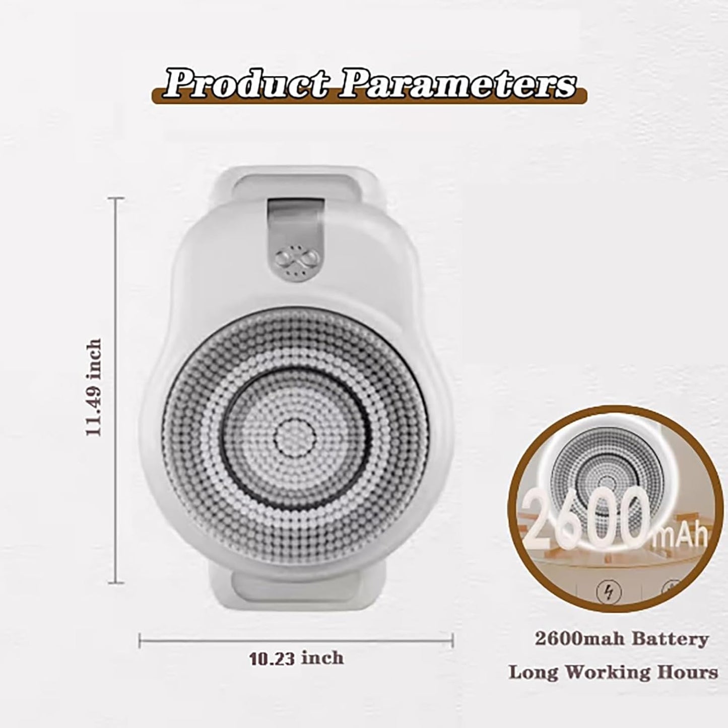 Wall-Mounted Electric Back Scrubber for Shower (1 + 1 FREE)