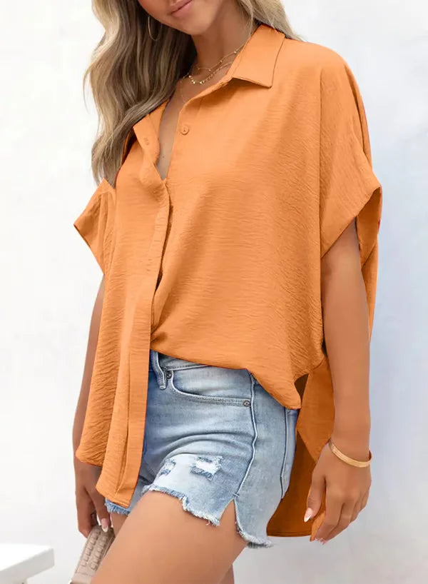 Lucy - Short Sleeve Blouse