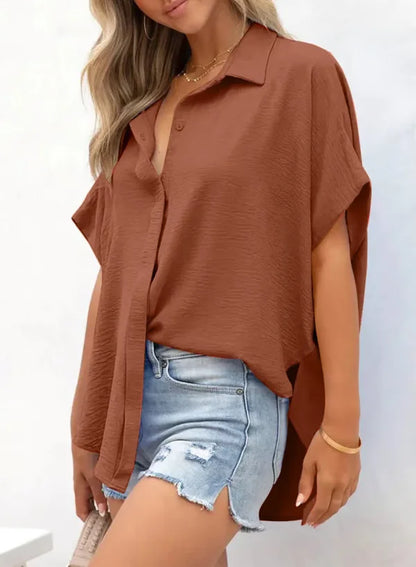 Lucy - Short Sleeve Blouse