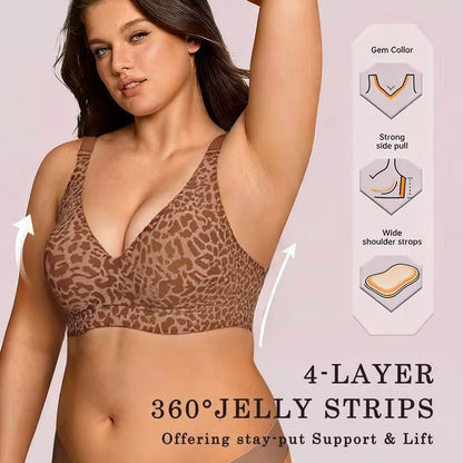 (1+1 FREE) Leopard FullCup Bra