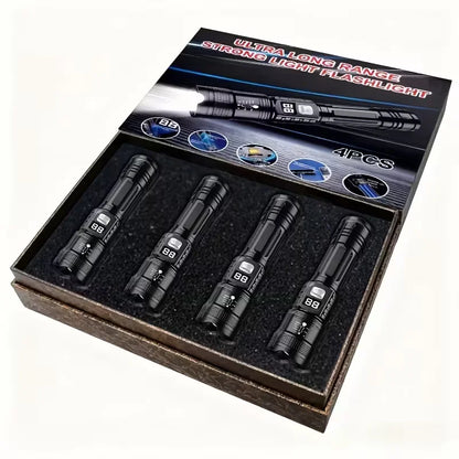 Brilliant Beam Flashlight (4 Pieces)