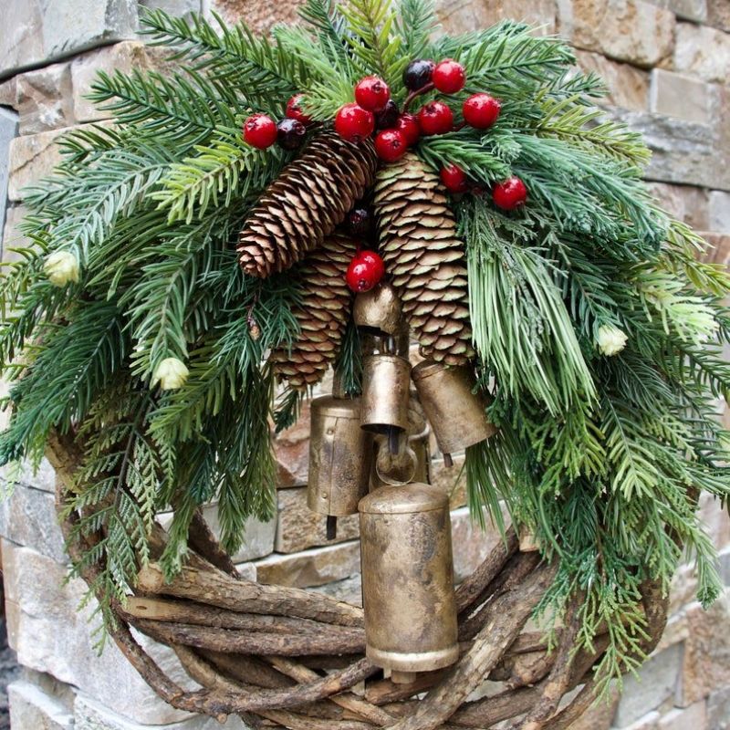 Christmas Boho Wreath