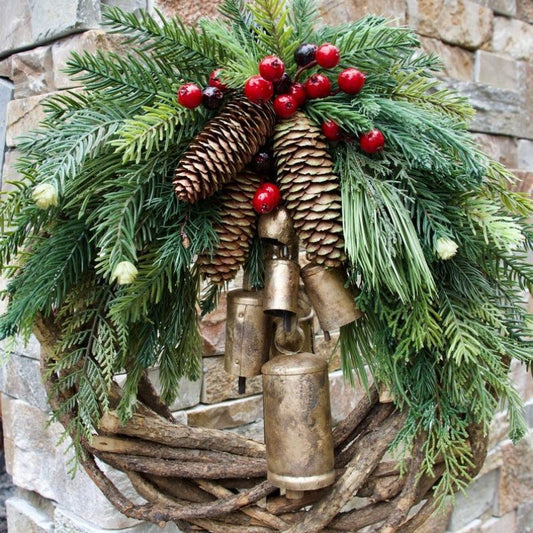 Christmas Boho Wreath
