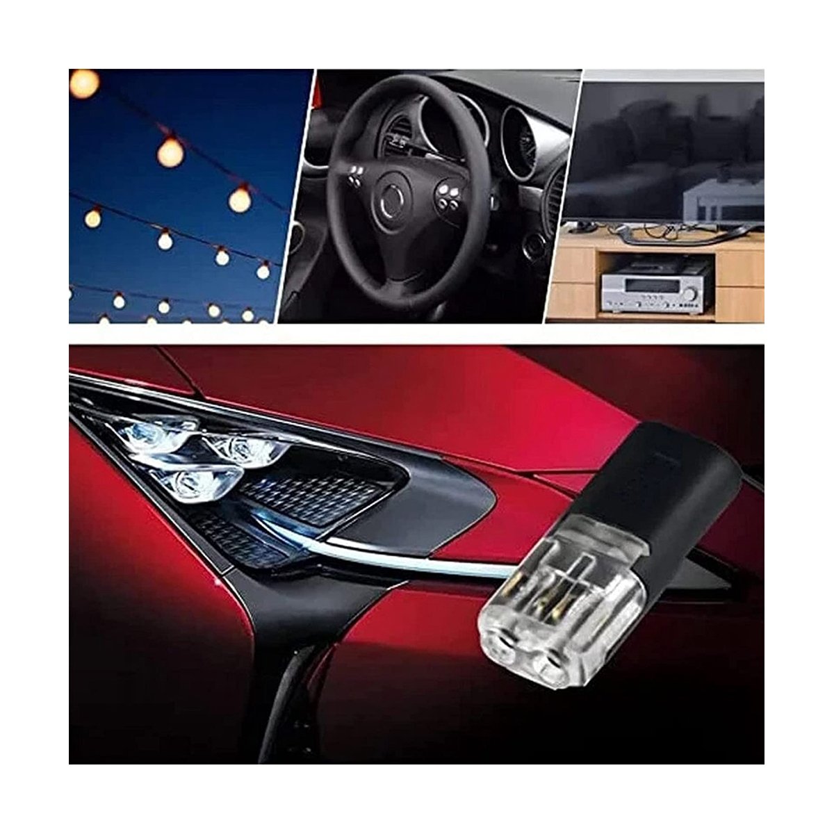 Double-Wire Plug-In Connector