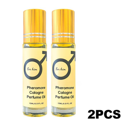 Men’s Pheromone Roll-On Perfume – Long-Lasting Masculine Floral Fragrance