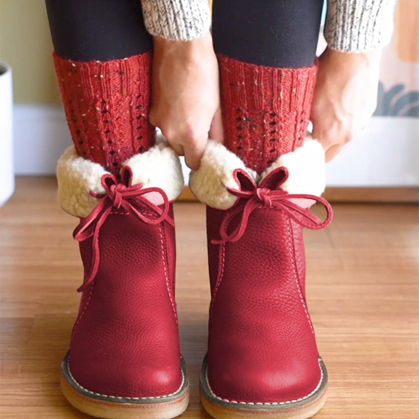 Fashion Booties Womens Warm