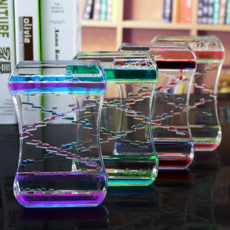 Floating Liquid Hourglass