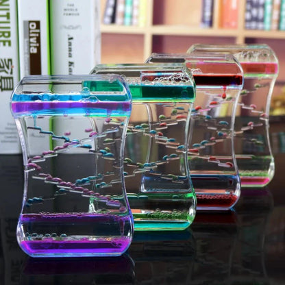 Floating Liquid Hourglass