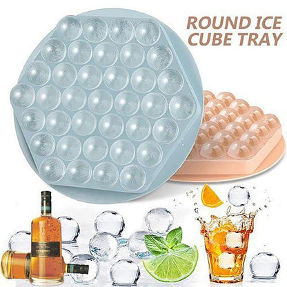 Hexagon Round Ice Cube Tray