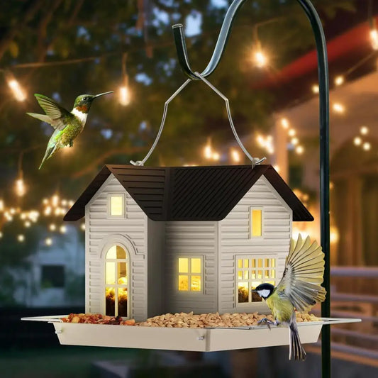 Charming Solar Bird Feeder