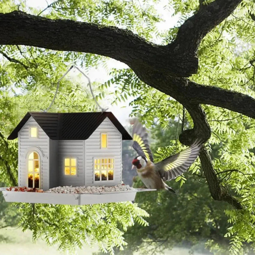 Charming Solar Bird Feeder