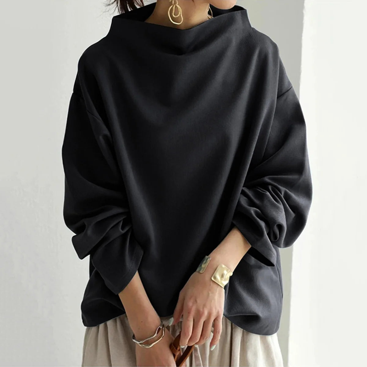 Harper - High Neck Pullover