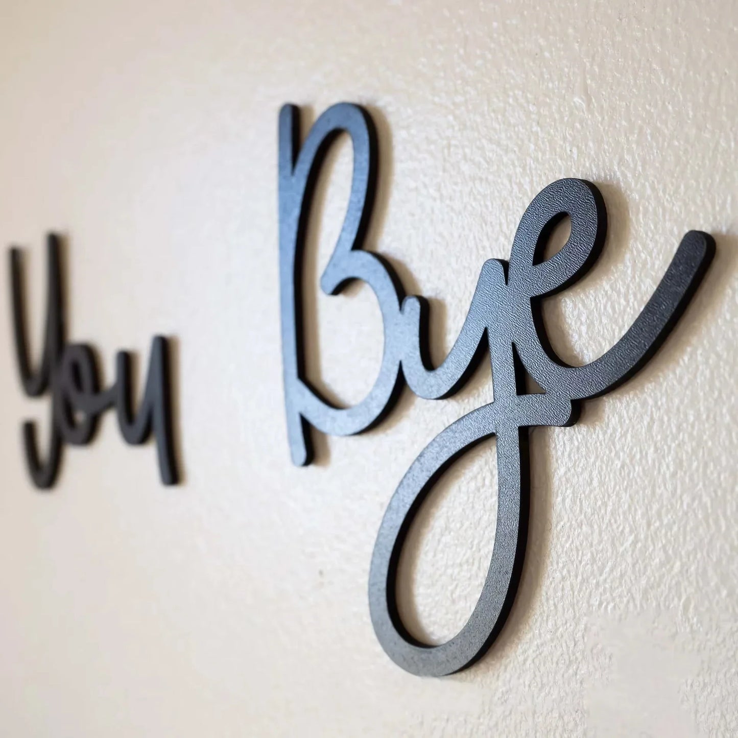 Love You Bye Wooden Sign