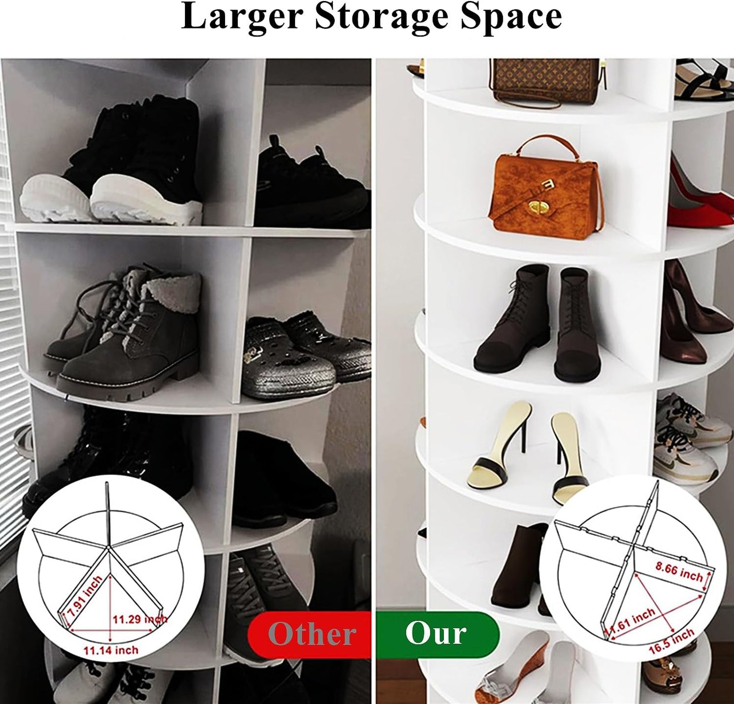 SpinSpace Shoe Tower