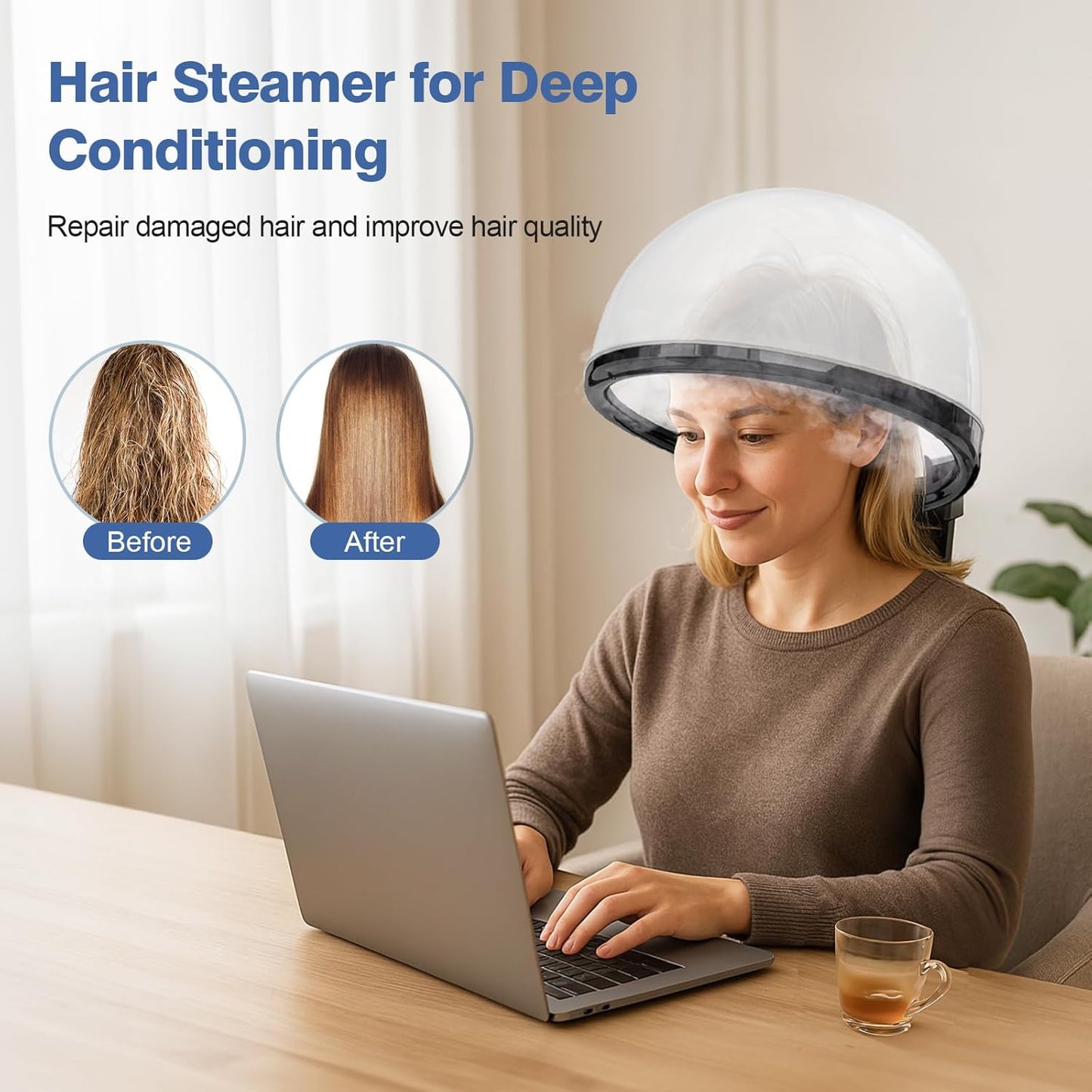 HydraGlow Hair & Face Steamer