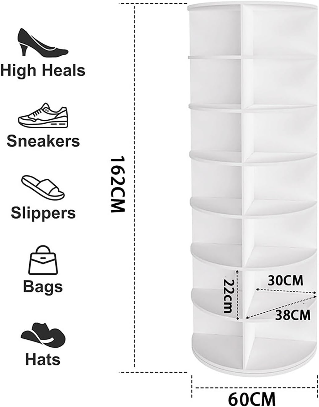 SpinSpace Shoe Tower