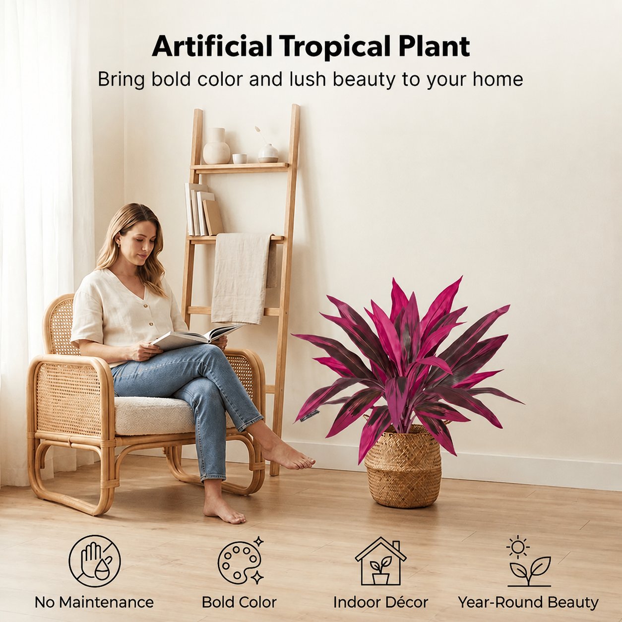 Tropical Color Patio Plant Set