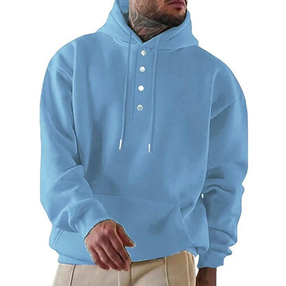 Men's Loose Casual Fleece Pocket Men's Hoodie 64196018X