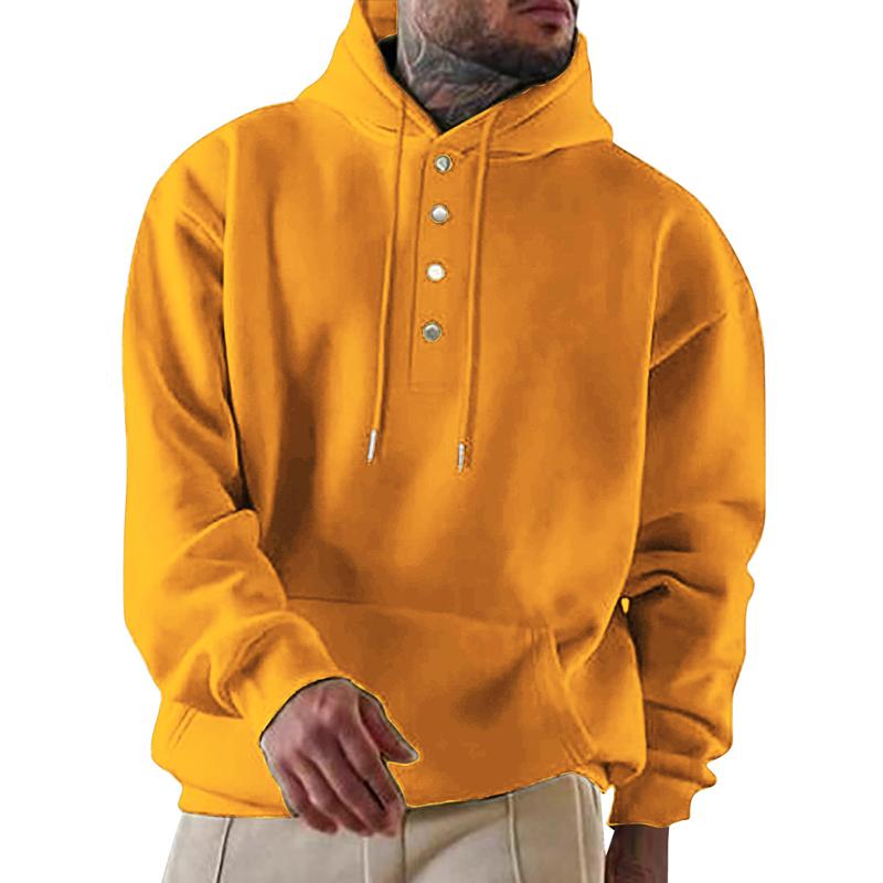 Men's Loose Casual Fleece Pocket Men's Hoodie 64196018X